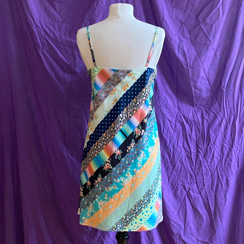 NWT Steve Madden Multicolor/Mixed Pattern Sundress. Size S. - Picture 3 of 7